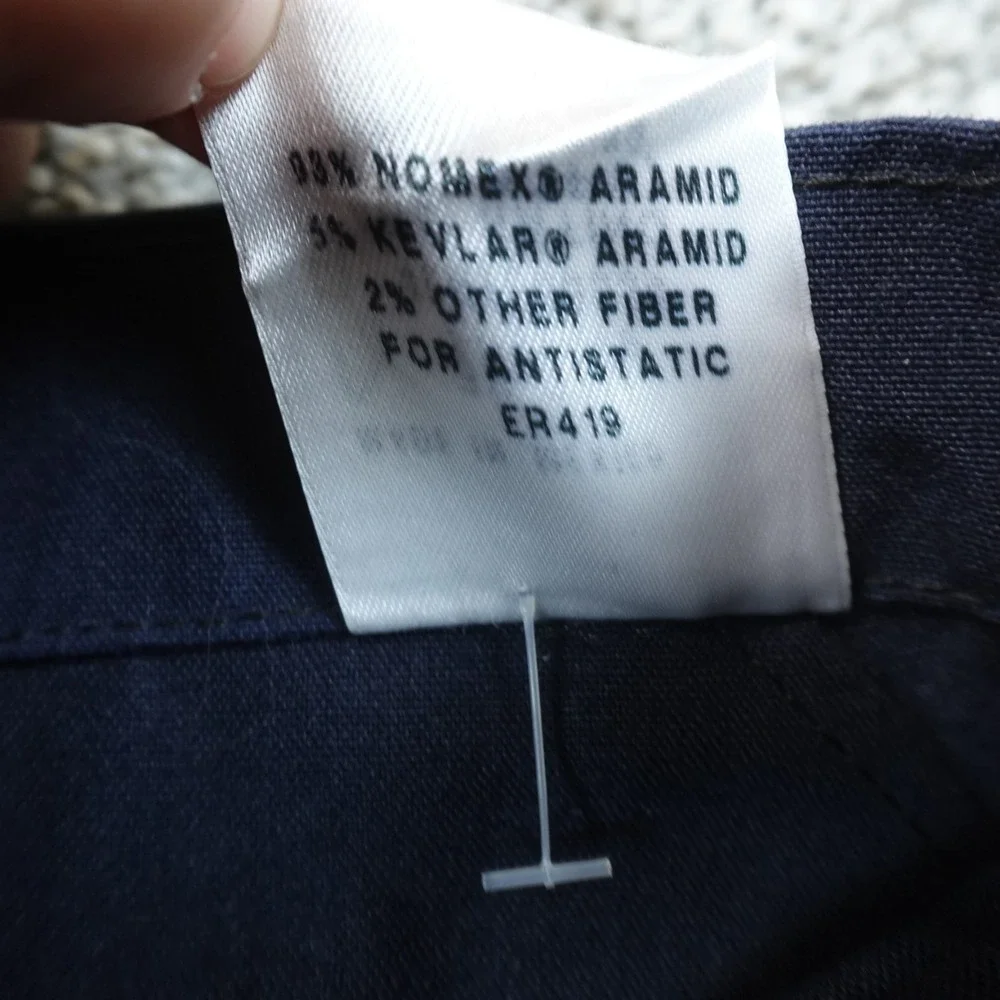 NEW Workrite FR Pants Mens 32X32 Blue Fire Flame Resistant Nomex Aramid Work